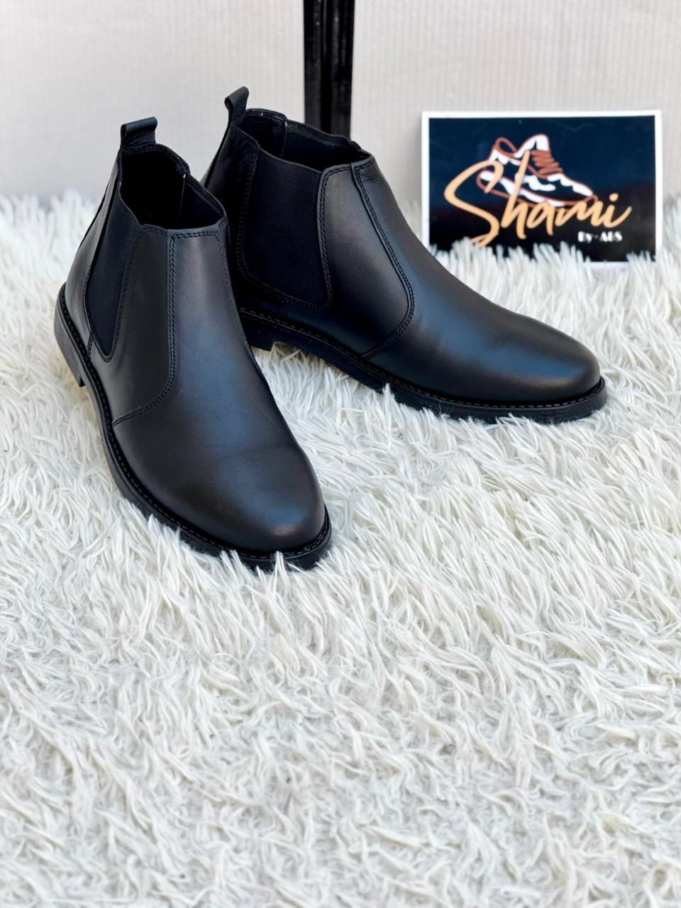Men's Leather Chelsea Boots | Ultimate Comfort & Style 8010