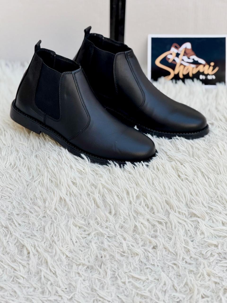Men's Leather Chelsea Boots | Ultimate Comfort & Style 8010