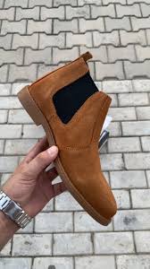 Chalsea brown sude leather primium 9010