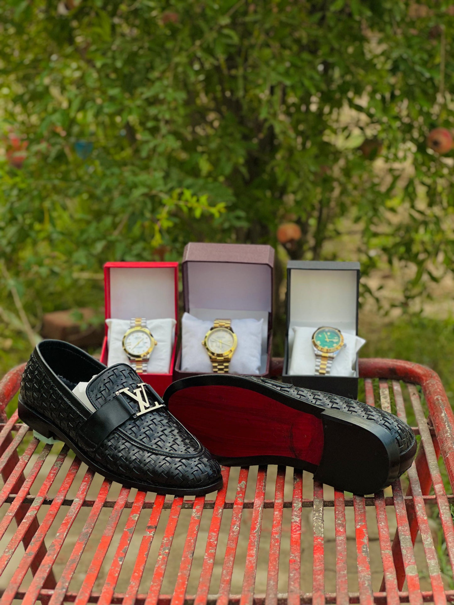 Double Proi Pure Leather Article 
(LV Proi 704-Black)